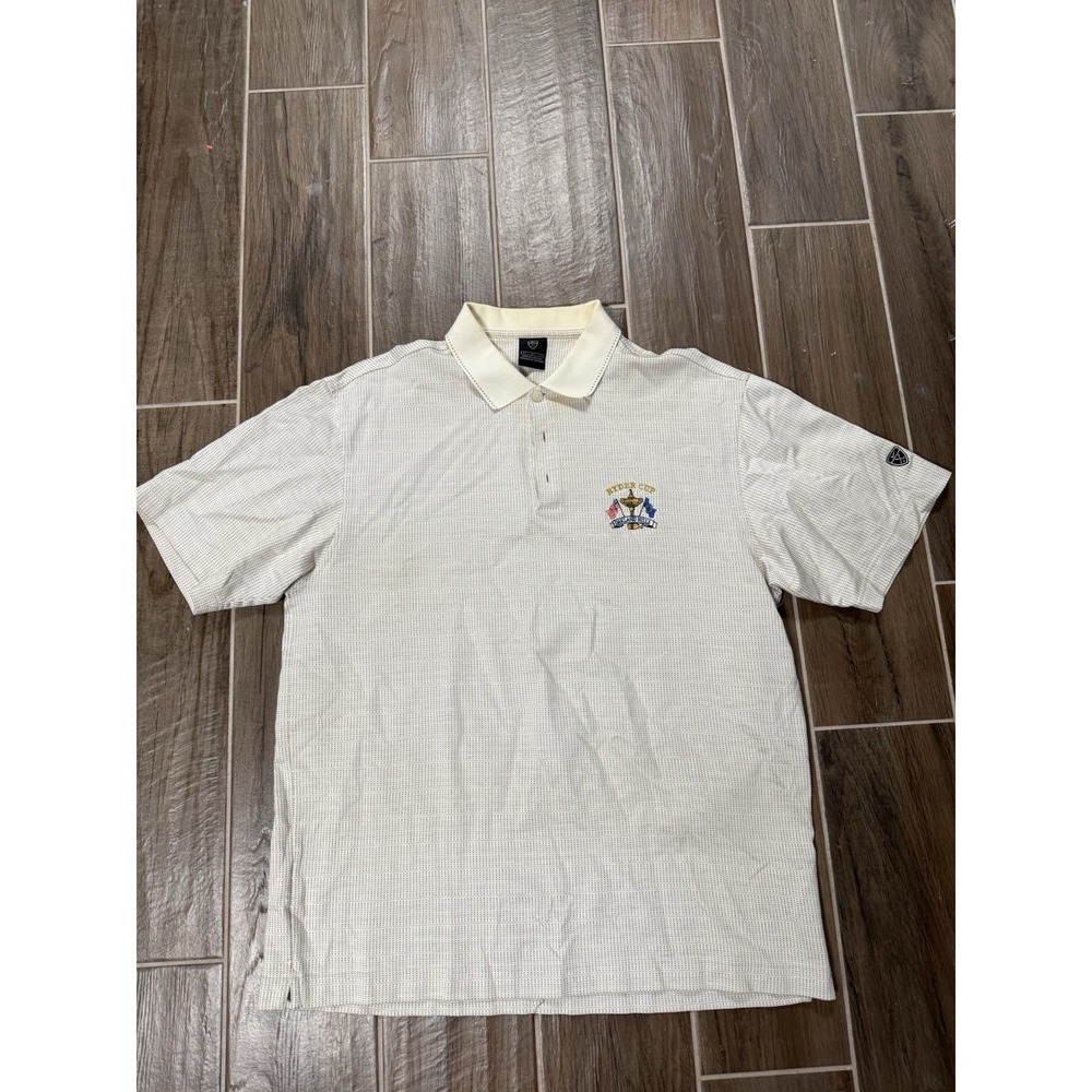 Nike Golf Men's Polo Shirt Size L Short Sleeve Ryder Cup Oakland Hills